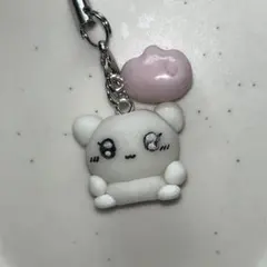 樹脂粘土 チャーム キーホルダー 猫 犬 羽