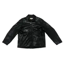 Calvin Klein レザージャケット ブラックのサムネイル