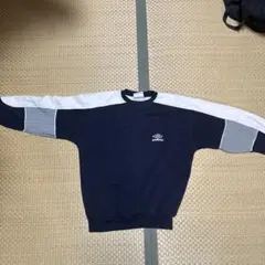 UMBRO ネイビー/ホワイト トレーナー