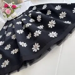 エムズグレイシー　カタログ掲載　マーガレット柄　フレアスカート 36