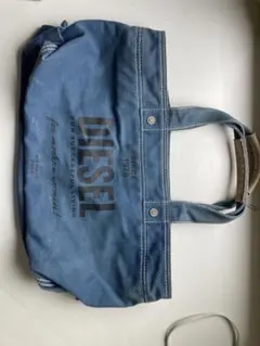 DIESEL トートバッグ 青