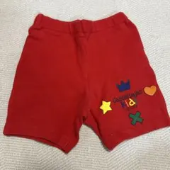 Castelbajac ズボン 子供 赤 カステルバジャック 半ズボン