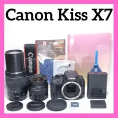 ⭐️すぐ使える　美品⭐️Canon KissX3 ダブルレンズセット Canon Kissx3✨ダブルレンズキット 初心者セット 届いてすぐ使える