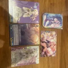 プロセカ 秋山瑞希トレーディングカード 4枚セット缶バッチ１個