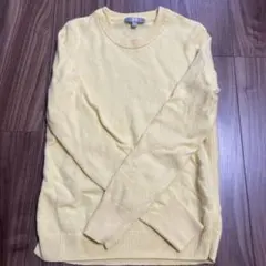 UNIQLO カシミヤセーター Lサイズ イエロー