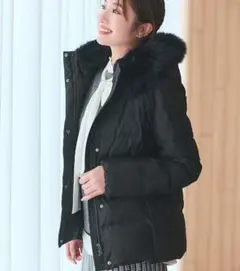 INDVI ショート丈リサイクルダウンコート