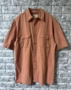 00s ST.JOHN'S BAY 半袖シャツ テラコッタカラー US古着のサムネイル