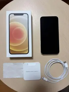 84% 美品　iPhone 12 ホワイト　64GB apple
