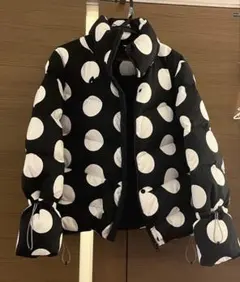 ⭐️美品⭐️マスターバニー ダウンジャケット ドット柄 水玉 モノトーン