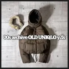 2000's old uniqlo far down jacket y2k