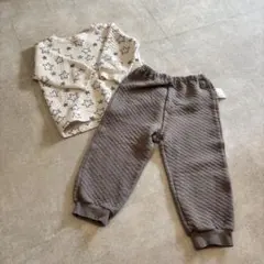 UNIQLO 星柄キルトパジャマ 90