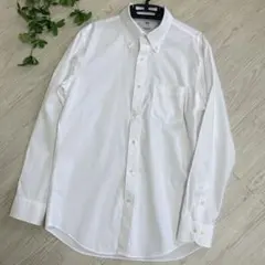 美品 UNIQLO ユニクロ スーパーノンアイロン スリムフィットシャツ Ｌ