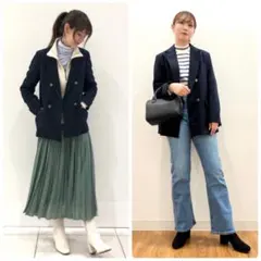 完売品☆美品♡ユニクロ ダブルジャケット 金ボタン テーラードジャケット 大きい