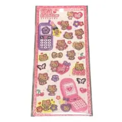 【正規品】日焼けキティ 平成はっぴーフォンステッカーズ CR137355