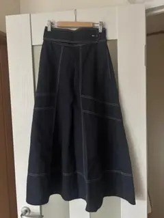 REDYAZEL ネイビーロングスカート M