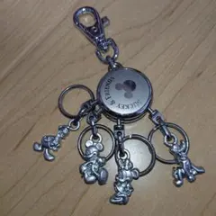 ディズニーランド 4連 キーホルダー キーリング カラビナ