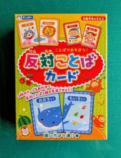 ギンポー反対ことばカード　 知育玩具のサムネイル