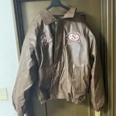 レザージャケット　フェイクレザー　本革　希少　ブルゾン　ZARA