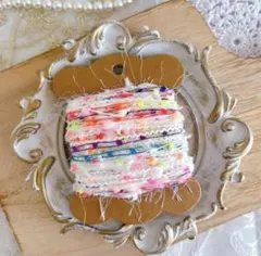 RESTOCK⟡ながさたっぷり引き揃え糸5m ファンシーヤーン ネオン 蛍光 白