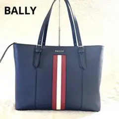 美品　BALLY　バリー　トートバッグ　ビジネス　レザー　ネイビー　A4　肩掛け Bally BALLY バリー トートバッグ CODE ZIP TOTE メンズ