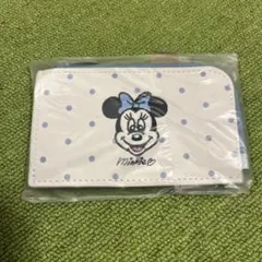 ミニーマウス カード＆コインケース　ディズニー　ポーチ