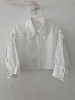 continuer de NICE CLAUP 五分袖シャツ ホワイト XS