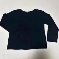 UNIQLO 長袖ニット ブラック XLサイズ