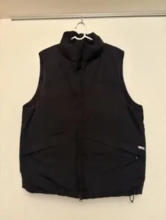 nagonstansナゴンスタンス PERTEXダウンノーカラーベスト M 黒色