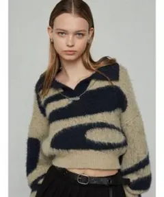 スキッパー ニット