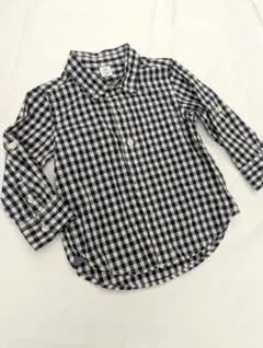 baby GAP チェック柄長袖シャツ 18-24ヶ月