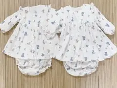 プチバトー　セットアップ 双子