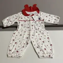 新品未使用　バースディ　くまさんロンパース　60-70