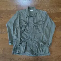 70s 米軍実物 4th ジャングルファティーグジャケット S-S