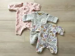 60cm 長袖ロンパース 3枚 保育園用 après les cours他