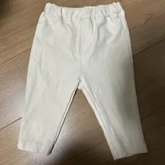 アイボリー無地パンツ サイズ90
