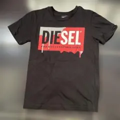 DIESEL ディーゼル キッズ Tシャツ 黒 ロゴ　6Y 120のサムネイル