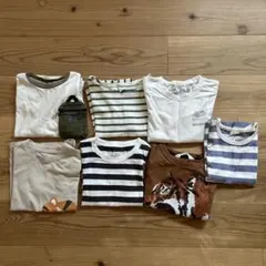 キッズ 半袖Tシャツ タンクトップまとめ売り 7枚セットのサムネイル