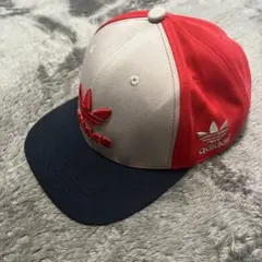 adidas ワークキャップ レッド/グレー