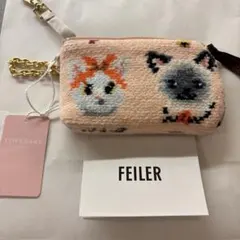 新品 未開封 FEILER LOVERARY ニナズクローゼット チャームポーチ
