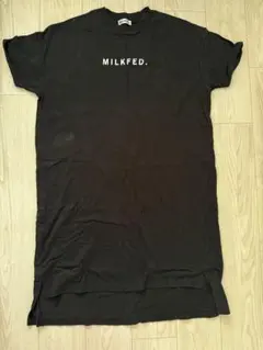 MILKFED ブラック Tシャツワンピースのサムネイル