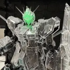 【素組み】MG νガンダム Ver.Ka [メカニカルクリア] LED 内蔵