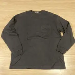 GU ヘビーウェイトクルーネックT 長袖　XL ブラック