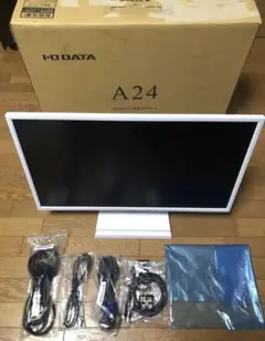 PCモニター I-O DATA LCD-AH241EDW ホワイト