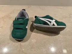 ASICS IDAHO BABY 4 グリーン/ホワイト 13.5cm