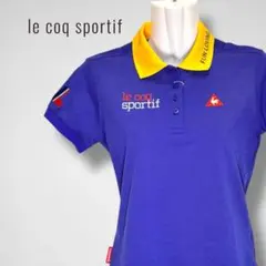le coq sportif ゴルフ M パープル 温度緩和素材 未使用タグ付