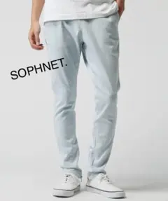 SOPHNET. ストレッチデニム HEM ZIP LIGHT INDIGO Sのサムネイル
