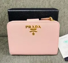 希少PRADA☆鑑定済☆サフィアーノ 1ML225 ピンク プラダ財布 - メルカリ