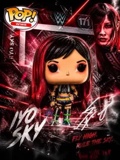 イヨスカイ FunkoPop WWE Iyo Sky 直筆サイン　フィギュアのサムネイル