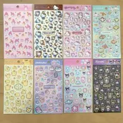 【新作】サンリオ 箔押しシール 8種セット