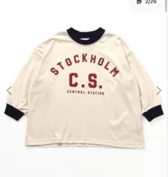 ブリーズ　イロイロロゴ長袖Tシャツ キッズ　140